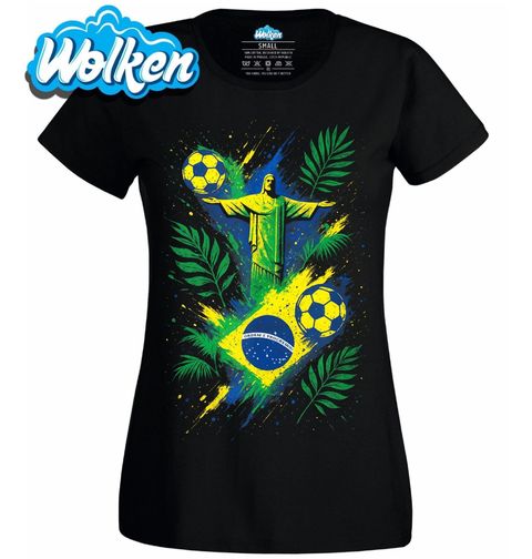 Obrázek produktu Dámské tričko Brazilská Socha Spasitele Fotbalu