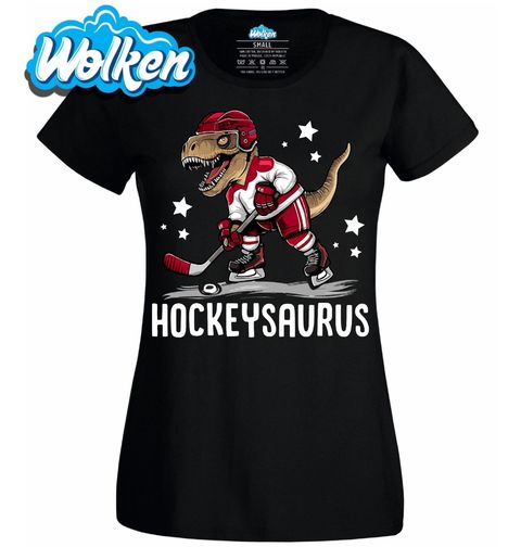 Obrázek produktu Dámské tričko Hokejista T-Rex Hockeysaurus