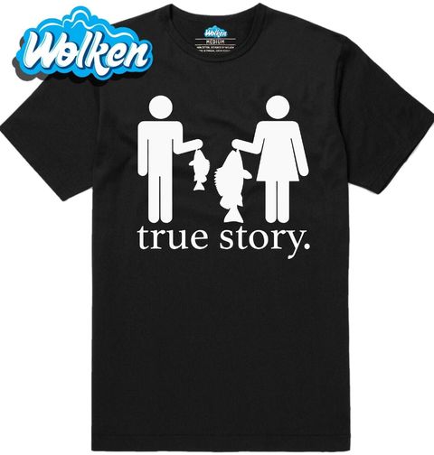 Obrázek produktu Pánské tričko Rybářova Žena True Story