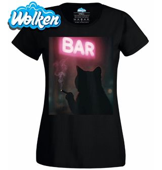 Dámské tričko Noční Kočičí Bar.jpg