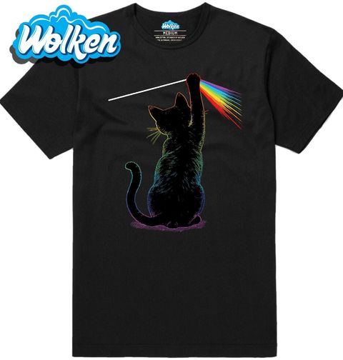 Obrázek produktu Pánské tričko Duhová Kočka Dark Side of the Moon