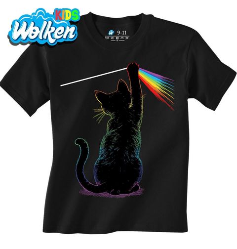 Obrázek produktu Dětské tričko Duhová Kočka Dark Side of the Moon