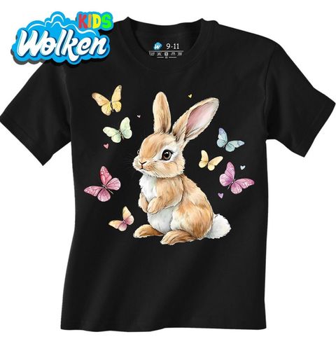 Obrázek produktu Dětské tričko Jarní Králíček s Motýly