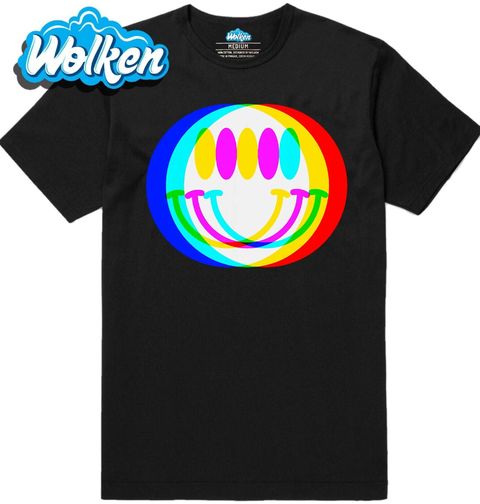 Obrázek produktu Pánské tričko Glitch Smajlík Happy Emoji