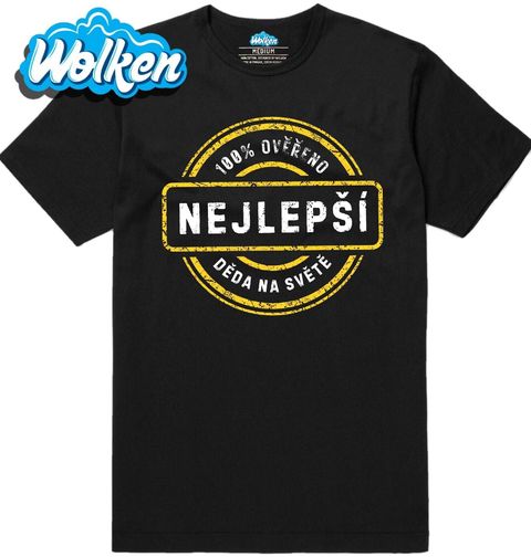 Obrázek produktu Pánské tričko Nejlepší děda na světě 100% Ověřeno