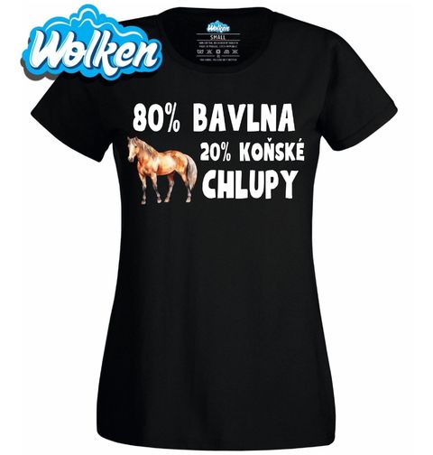 Obrázek produktu Dámské tričko 80 % Bavlna, 20 % Koňské Chlupy
