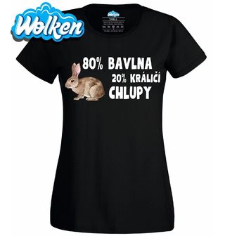 Dámské tričko 80 % Bavlna, 20 % Králičí Chlupy.jpg