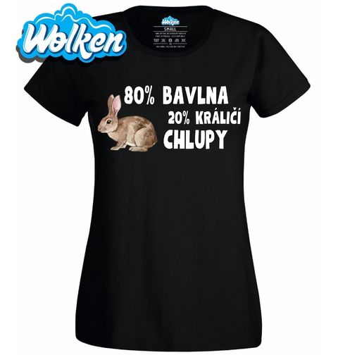 Obrázek produktu Dámské tričko 80 % Bavlna, 20 % Králičí Chlupy