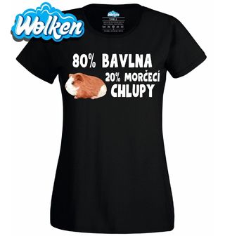 Dámské tričko 80 % Bavlna, 20 % Morčecí Chlupy.jpg