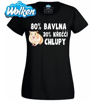Dámské tričko 80 % Bavlna, 20 % Křeččí Chlupy.jpg