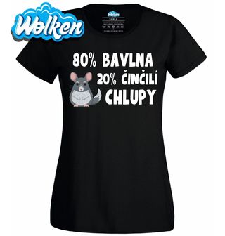 Dámské tričko 80 % Bavlna, 20 % Činčilí Chlupy.jpg