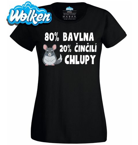 Obrázek produktu Dámské tričko 80 % Bavlna, 20 % Činčilí Chlupy