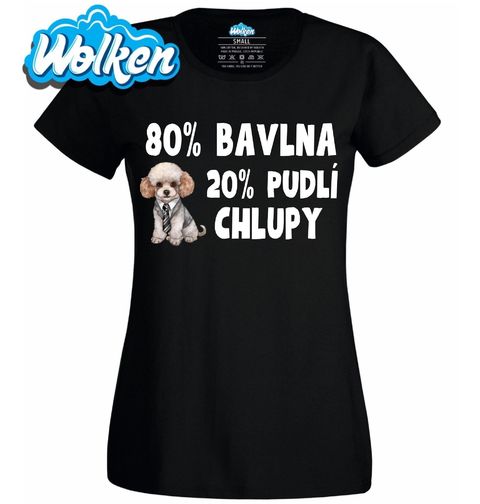 Obrázek produktu Dámské tričko 80 % Bavlna, 20 % Pudlí Chlupy