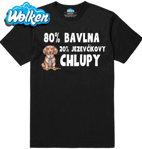 Obrázek produktu Pánské tričko 80 % Bavlna, 20 % Jezevčíkovy Chlupy