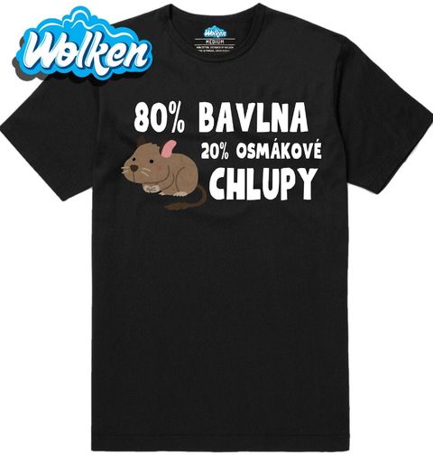 Obrázek produktu Pánské tričko 80 % Bavlna, 20 % Osmákové Chlupy