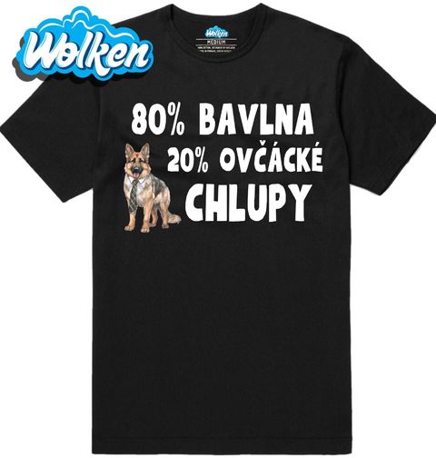 Obrázek produktu Pánské tričko 80 % Bavlna, 20 % Ovčácké Chlupy