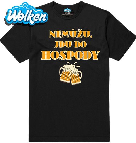 Obrázek produktu Pánské tričko Nemůžu, jdu do hospody na jedno