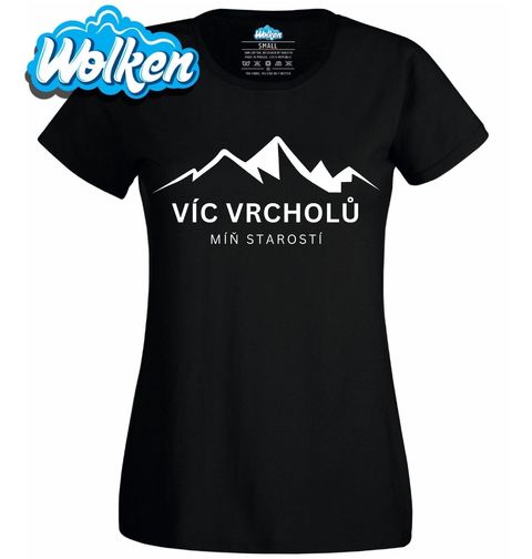 Obrázek produktu Dámské tričko Více vrcholů, míň starostí