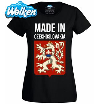 Dámské tričko Státní znak ČSSR Made in Czechoslovakia.jpg