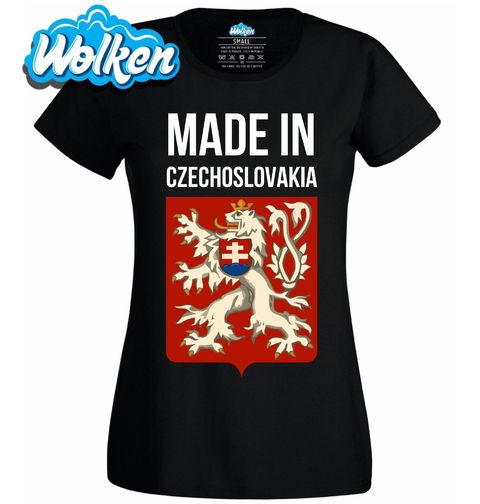 Obrázek produktu Dámské tričko Státní znak ČSSR Made in Czechoslovakia