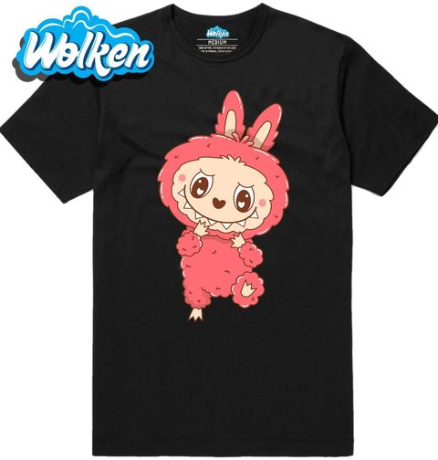 Obrázek produktu Pánské tričko Stydlivý Růžový Labubu
