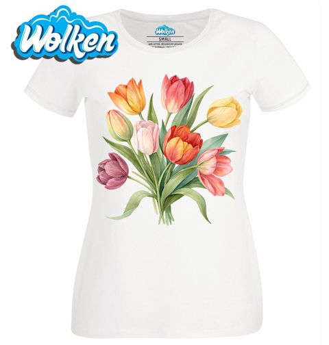 Obrázek produktu Dámské tričko Barevné Tulipány