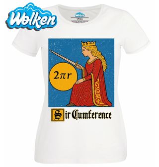Dámské tričko Rytíř Obvodu Kruhu Sir Cumference.jpg
