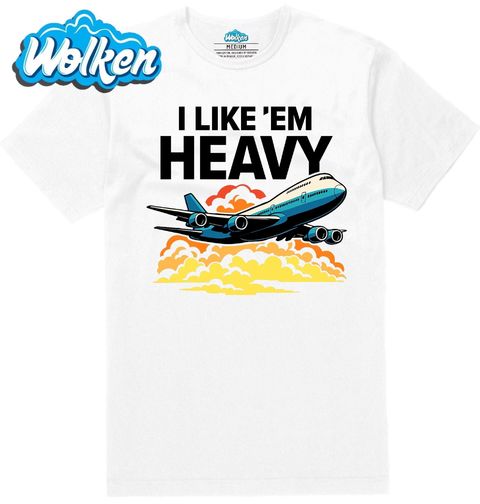 Obrázek produktu Pánské tričko Mám rád těžká letadla I like 'em heavy