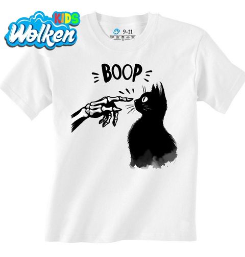 Obrázek produktu Dětské tričko Černá Kočka a Ruka Kostlivce Boop