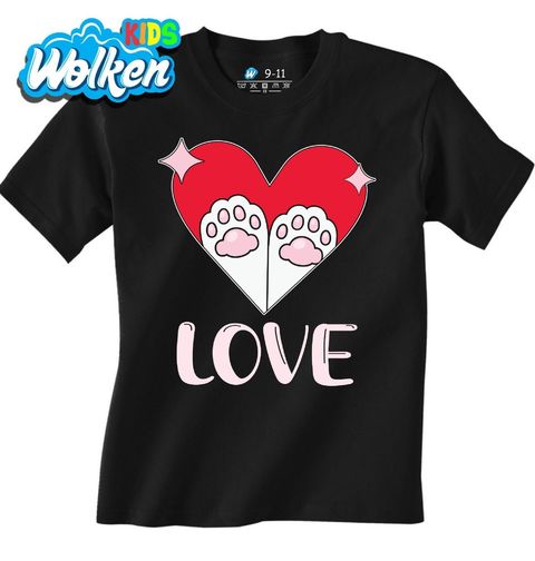 Obrázek produktu Dětské tričko Kočičí tlapky lásky Love Paws