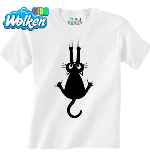 Obrázek produktu Dětské tričko Padající Kočka Falling Black Cat