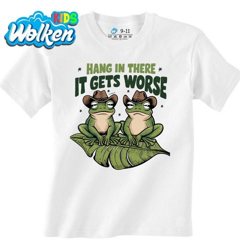 Obrázek produktu Dětské tričko Drž se, bude hůř! Žáby Hang In There It Gets Worse