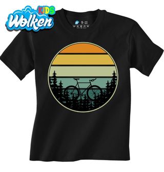 Dětské tričko Kolo při západu slunce Retro Sunset  Bike.jpg