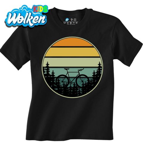 Obrázek produktu Dětské tričko Kolo při západu slunce Retro Sunset  Bike