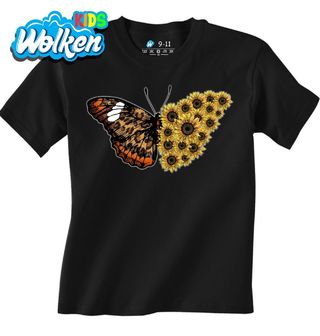 Dětské tričko Slunečnicový Motýl Babočka Sunflower Butterfly.jpg