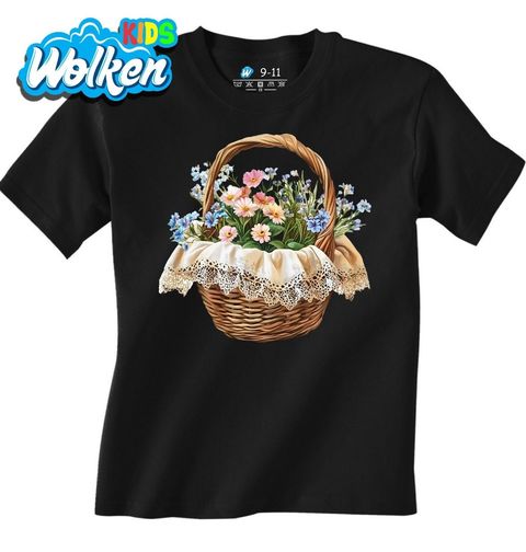 Obrázek produktu Dětské tričko Květinový Košík květinářky