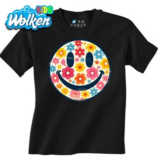Dětské tričko  Úsměv Plný Květin Smiley Flowers.jpg