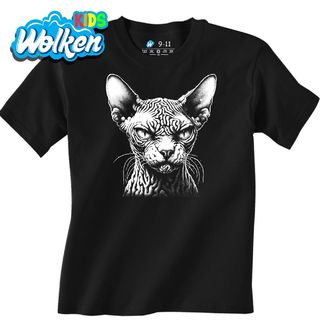 Dětské tričko  Naštvaná Kočka Sphynx.jpg