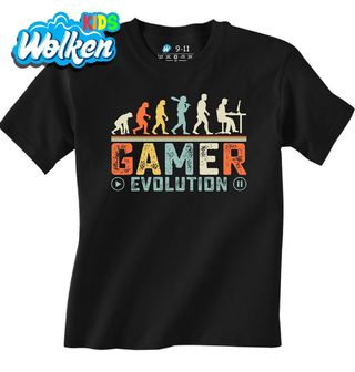 Dětské tričko  Evoluce Hráče Gamer Evolution.jpg