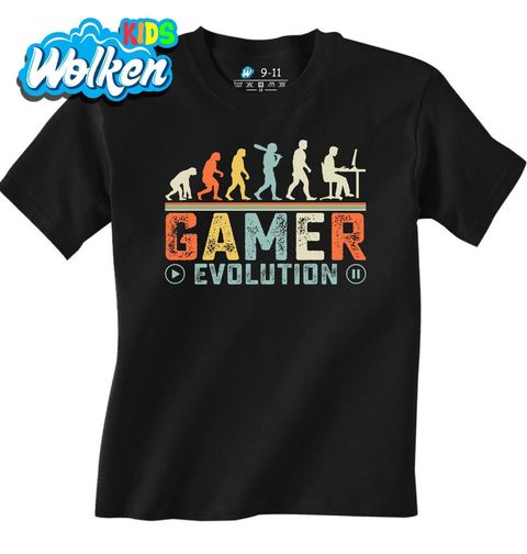 Obrázek produktu Dětské tričko Evoluce Hráče Gamer Evolution