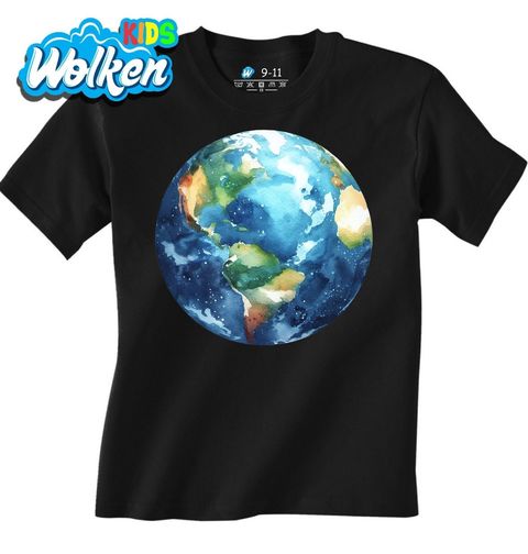 Obrázek produktu Dětské tričko Malovaná Planeta Země Planet Earth