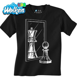 Dětské tričko  Šachový sen Z Každého Může Být Král Chess Mirror.jpg