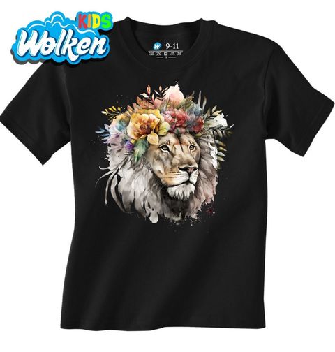 Obrázek produktu Dětské tričko Květinový Král Lev Flower Lion King