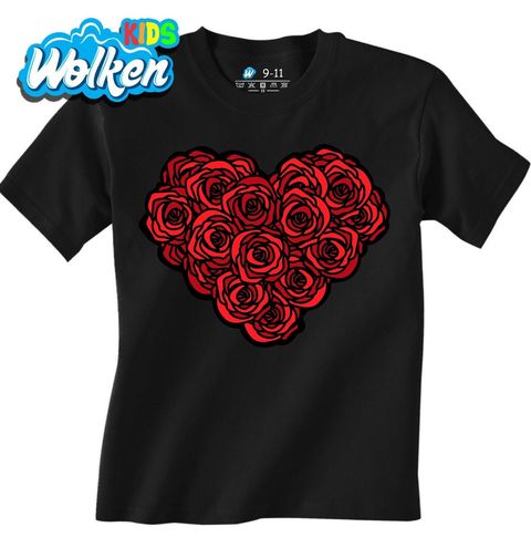 Obrázek produktu Dětské tričko Srdce z růží Red Roses Heart