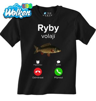 Dětské tričko Ryby volají Phone Call.jpg
