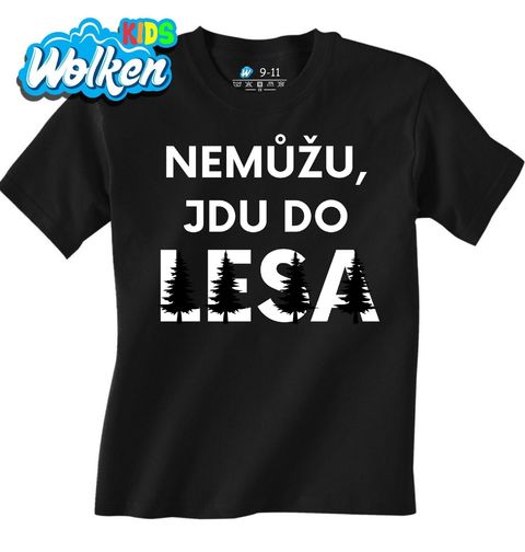 Obrázek produktu Dětské tričko Nemůžu, jdu do lesa