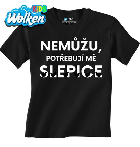 Obrázek produktu Dětské tričko Nemůžu, potřebují mě slepice