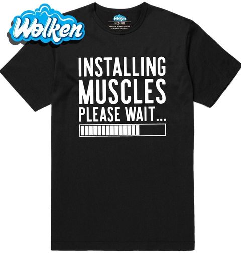 Obrázek produktu Pánské tričko Instalace svalů. Prosím vyčkejte...