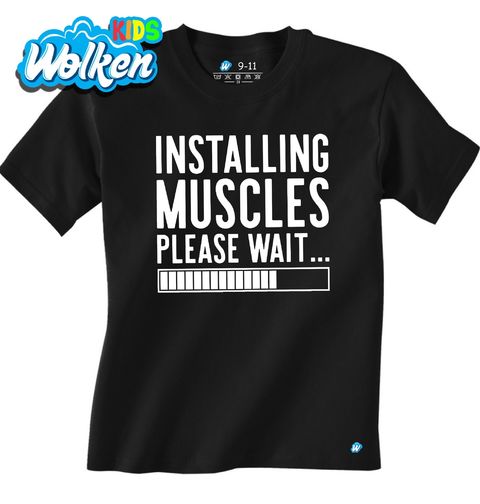 Obrázek produktu Dětské tričko Instalace svalů. Prosím vyčkejte...
