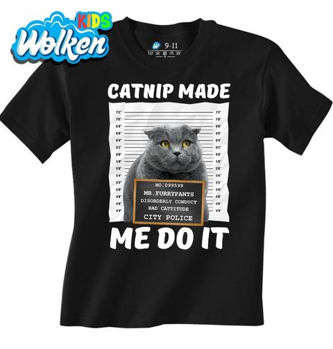 Obrázek produktu Dětské tričko Catnip Made Me Do It Kočka